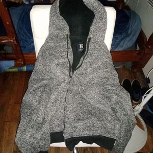 Gray Hooded Jacket